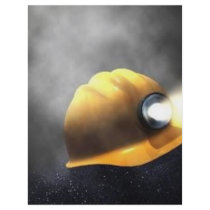 coal miners hat custom flyer