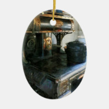 Coal Stove Christmas Tree Ornaments