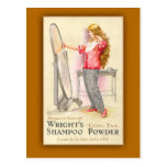 Coal Tar Shampoo Powder Art Cards Postcards