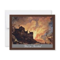 Coalbrookdale At Night By Philipp Jakob Personalized Announcement