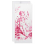 Coalbrookdale porcelain Cupid, painted 1865 Personalized Rack Card