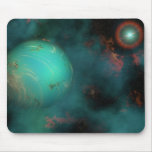 new, space, art, sun, star, flares, moon, earth,