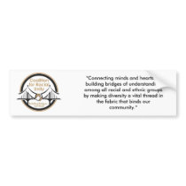 Coalition for Racial Unity Bumper Sticker