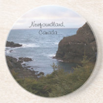 Coast and Cliffs in Newfoundland Canada Coaster