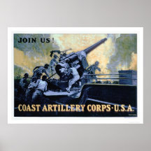 Coast Artillery Corps (US02042) Print