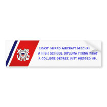 Coast Guard Aircraft Mechanics... bumper stickers