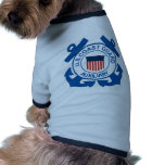 Coast Guard Auxiliary Seal Pet T Shirt