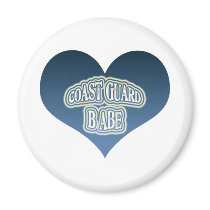 Coast Guard Babe magnets by lifeisahighway Coast Guard Babe magnets