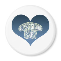 Coast Guard Baby magnets by lifeisahighway Coast Guard Baby magnets