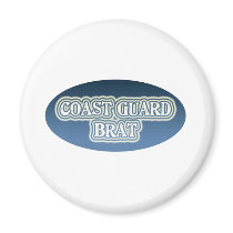 Coast Guard Brat magnets by lifeisahighway Coast Guard Brat magnets