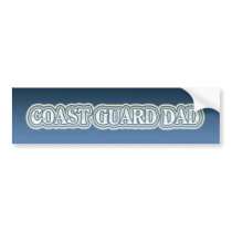Coast Guard Dad bumper stickers