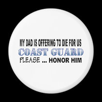 Coast Guard Dad Honor magnets