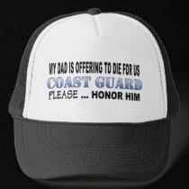 Coast Guard Dad Honor hats