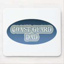 Coast Guard Dad Mouse Pads
