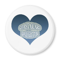 Coast Guard Daughter magnets by lifeisahighway Coast Guard Daughter magnets