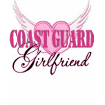 Coast Guard Girlfriend Wings T Shirt
