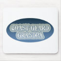 Coast Guard Grandpa mousepads