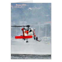 Coast Guard Helicopter cards by lifesphere Coast Guard Helicopter cards