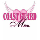 ladies_casual_longsleeve - "Coast Guard Mom design features a beautiful set of pink and white angel wings and a pretty pink heart placed on top of her wings. Text outlined in two shades of pink.": Sizes s,m,l,xl Available colors: pink