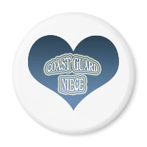 Coast Guard Niece magnets by lifeisahighway Coast Guard Niece magnets