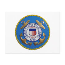 Coast Guard Seal Post Card