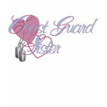 Coast Guard Sister Hearts N Dog Tags Shirts