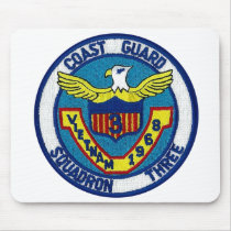 Coast Guard Squadron Three Mouse Pad mousepads