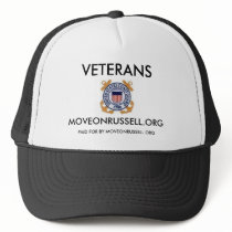 Coast Guard, VETERANS, MOVEONRUSSELL.ORG, PAID ... hats