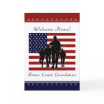 Coast Guard - Welcome Home Guardsman Greeting Card