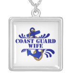 Coast Guard Wife, Anchors Away! Necklace