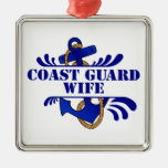 Coast Guard Wife, Anchors Away! Christmas Tree Ornament
