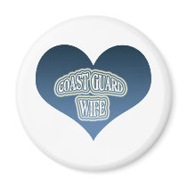 Coast Guard Wife magnets by lifeisahighway Coast Guard Wife magnets