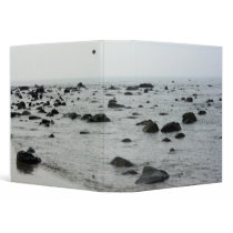Coast near Tamshui Fishermans Wharf, Taiwan Vinyl Binders