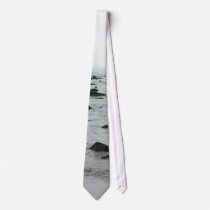 Coast near Tamshui Fishermans Wharf, Taiwan Neckwear