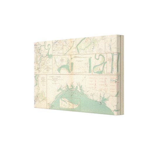 Coast of Texas Canvas Prints