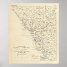 Coast Range Middle California Print