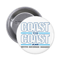 Coast To Coast AM Pinback Button