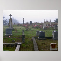 Coastal California Cemetery 2 Poster