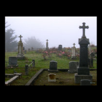 Coastal California Cemetery posters