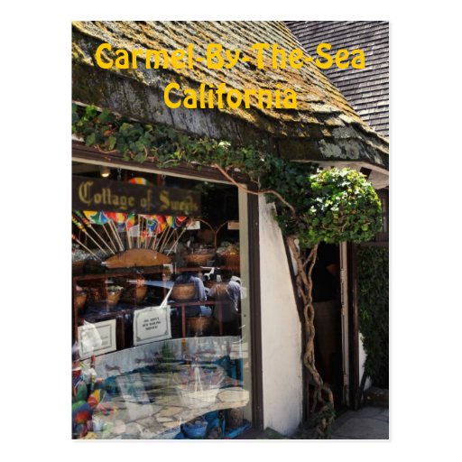 Coastal Candy Store Postcard