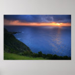 Coastal landscape print