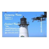 Coastal Lighthouse Business Cards business cards
