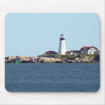 Coastal Maine Portland Head Lighthouse Mousepad by thewedge Coastal Maine Portland Head Lighthouse Mousepad