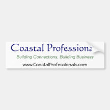 Coastal Professionals,Bumper Sticker
