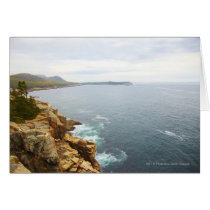 Coastal View of Acadia National Park Card
