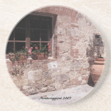 Coaster - Along a Street in Monteriggioni
