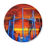 Coaster At Sunset Fridge Magnet