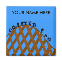 COASTER FAN - magnet by Horseshoes3 COASTER FAN - magnet