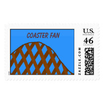 COASTER FAN - postage stamps