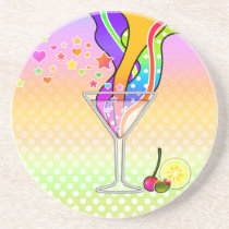 Coaster, Maxxed Pop Art Martini coasters